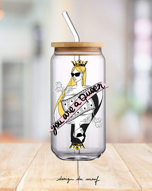 Verre Canette "You Are a Queen" – Pour des pauses pleines de confiance en soi