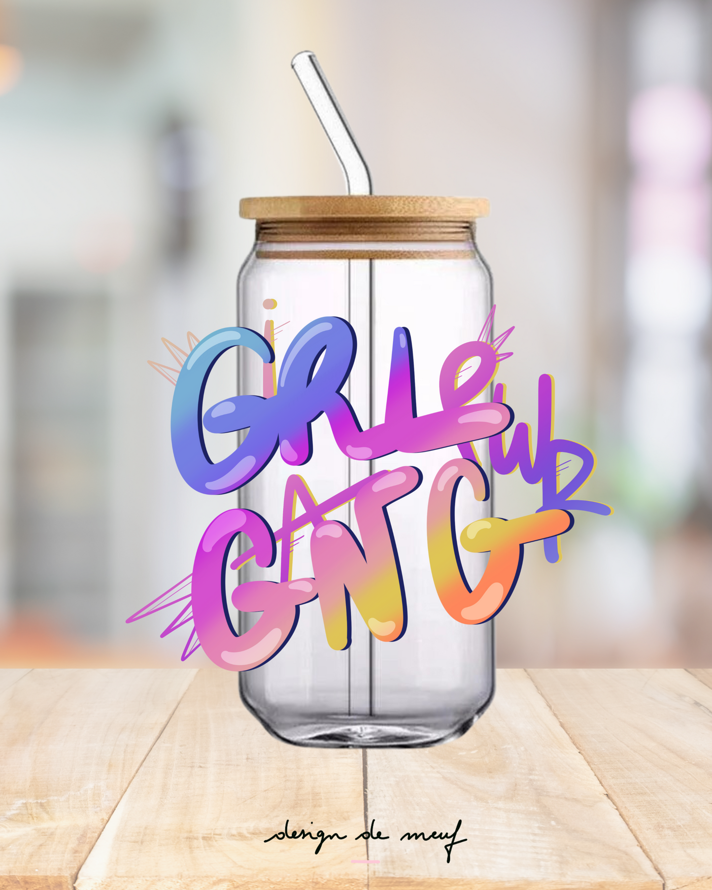 Verre Canette "Girl Gang Power" – La pause café aux couleurs du Girl Power